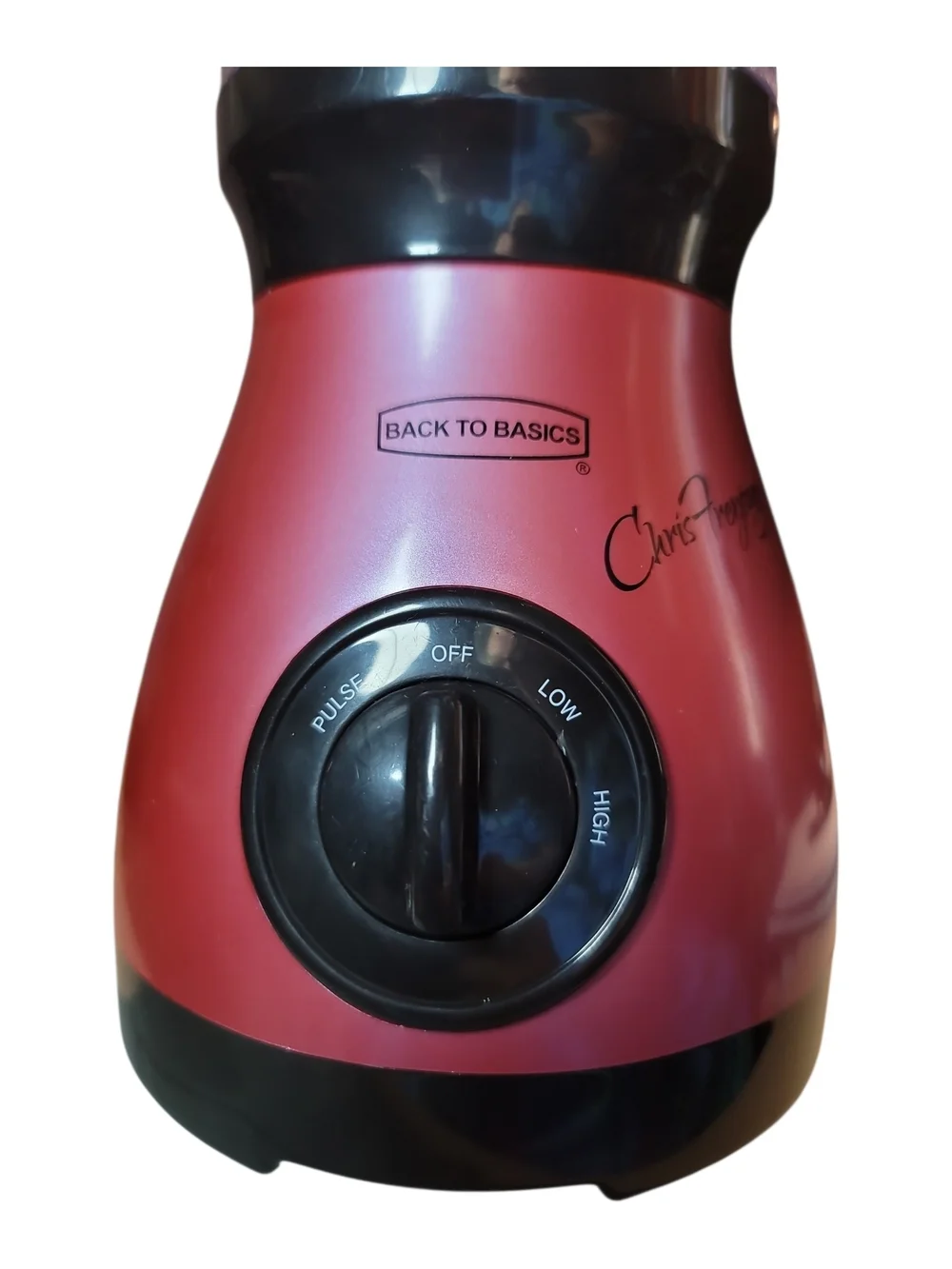 Back to Basics Chris Freytag Blender Express Pink Base To-Go Cup Smoothie